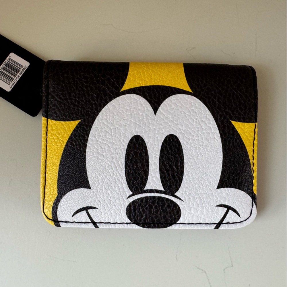 Disney x Black/Yellow Mickey-Print Women's Wallet
